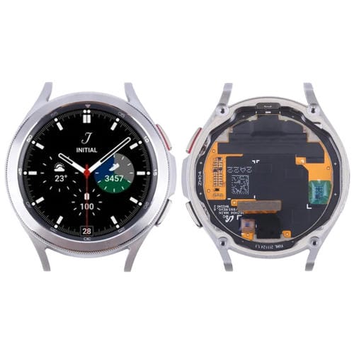 Schermo LCD con cornice Samsung Galaxy Watch 4 Classic 46mm SM-R890/R895 (Argento)