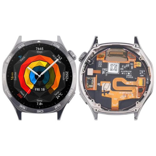 Plein écran original avec cadre Huawei Watch GT 5 46mm (Noir)