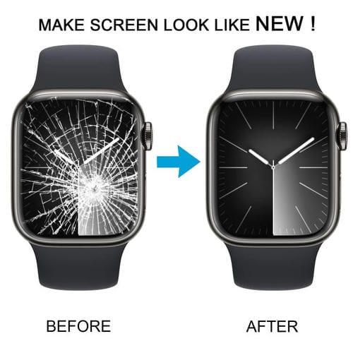 Verre Lentille Écran Avant Apple Watch Series 9 de 45mm avec OCA