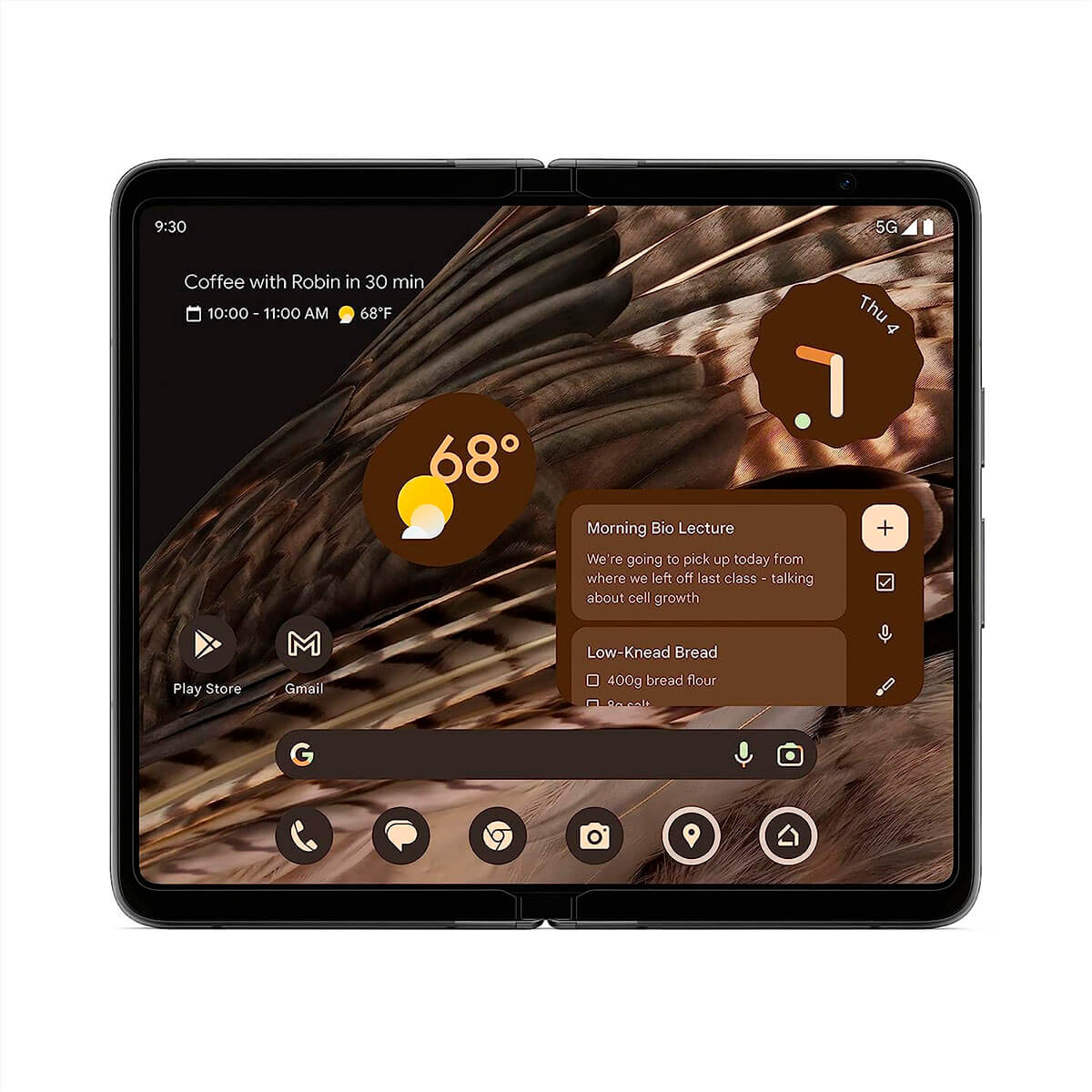 Google Pixel Fold 5G 12 Go/256 Go Noir (Obsidienne) Double SIM