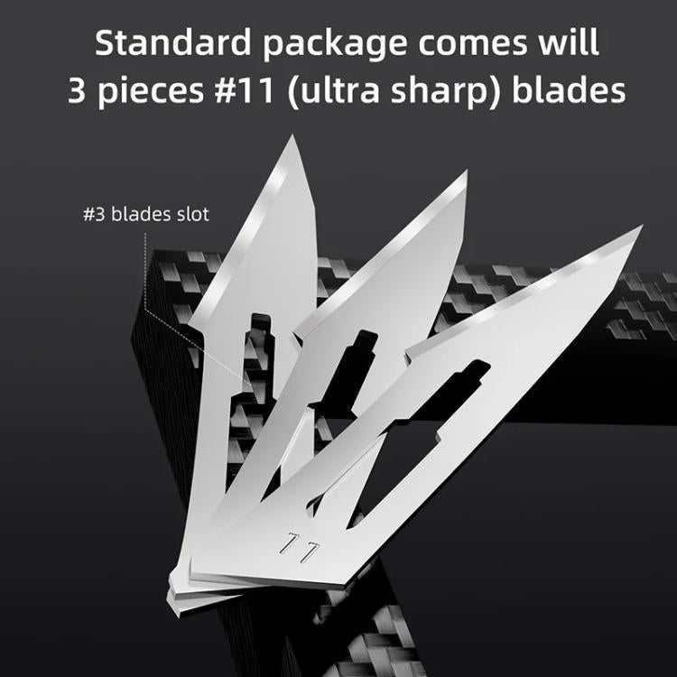 Mango coltello Universale QianLi TX01 in fibra di carbonio antistatica
