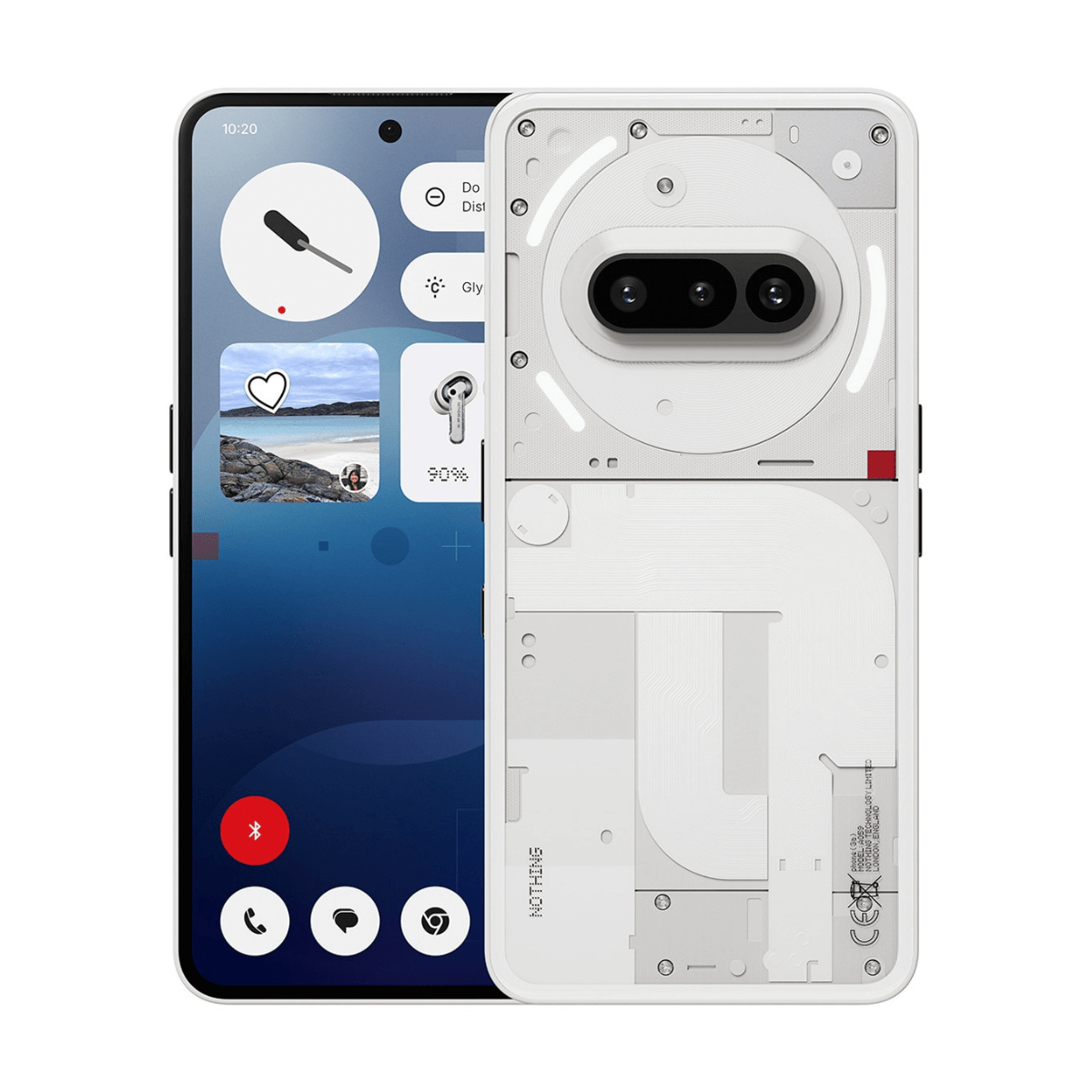 Nothing Phone 3A 5G 12GB/256GB Blanc Double SIM