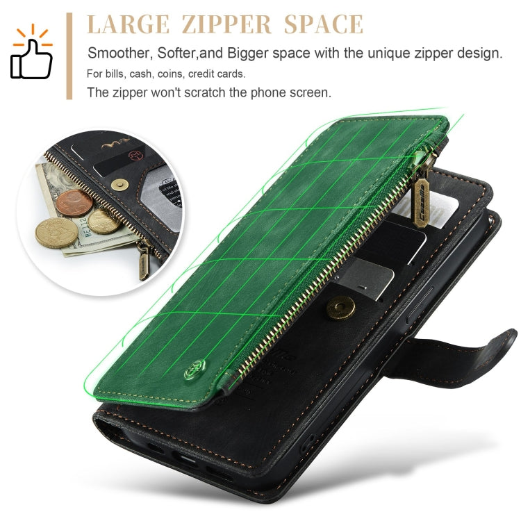 Para iPhone 15 Caseme C30 Funda de Cuero Multifuncional para Teléfono (Negro) - MOVILSTORE