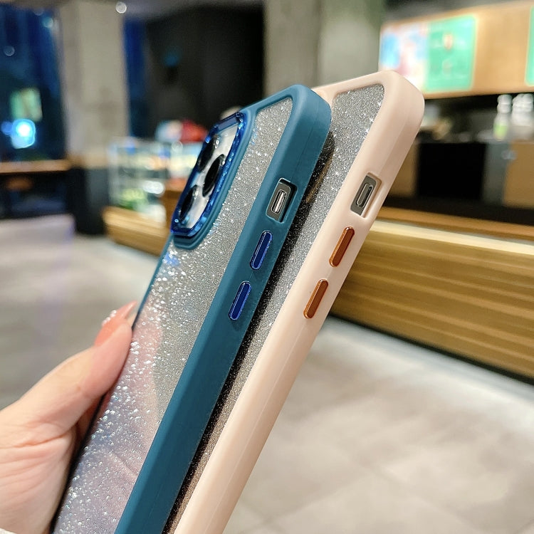 Para iPhone 15 Estuche de Acrílico para Teléfono con Galvanoplastia con Brillo Degradado (Rosa) - MOVILSTORE