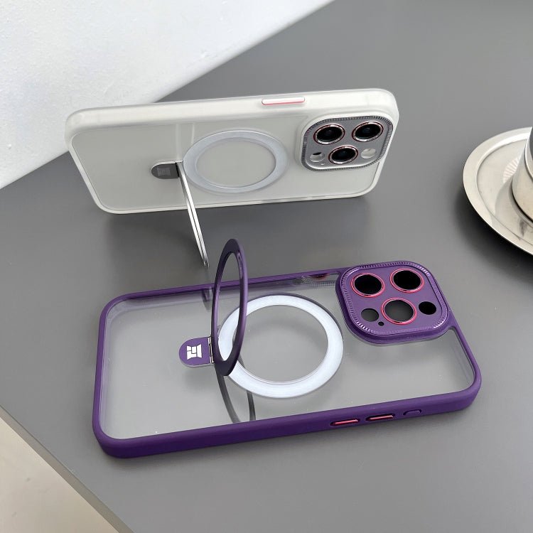 Para iPhone 15 Funda para Teléfono con Soporte Magnético Yashi Magsafe (Transparente) - MOVILSTORE