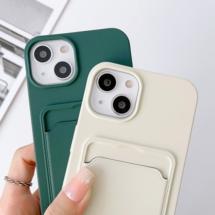 Para iPhone 15 Funda para Teléfono con TaRJetero de Silicona Elástica con Cordón Cruzado (Azul) - MOVILSTORE