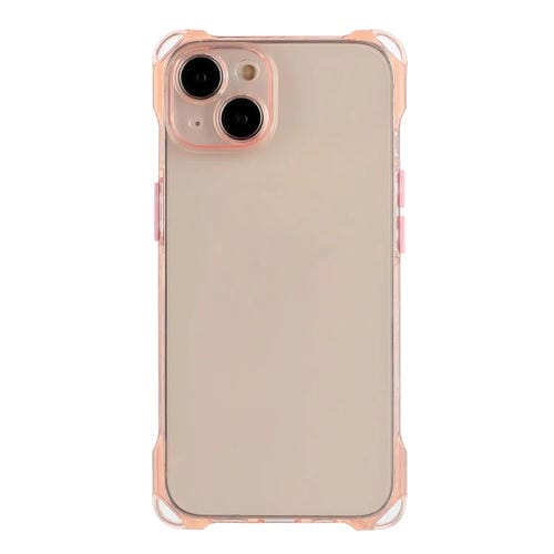 Para iPhone 15 Funda para Teléfono de TPU a Prueba de Golpes de Cuatro Esquinas (Rosa) - MOVILSTORE