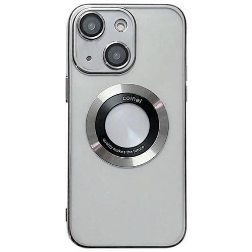 Para iPhone 15 Funda para Teléfono de TPU con Galvanoplastia Magsafe (Plateada) - MOVILSTORE