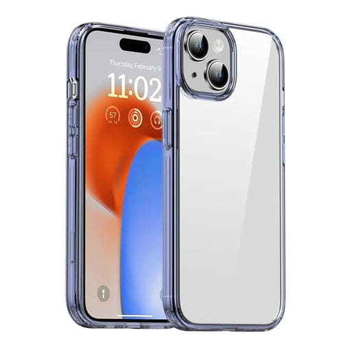Para iPhone 15 Ipaky Hanguang Series Funda Transparente para Teléfono TPU + PC (Azul Transparente) - MOVILSTORE