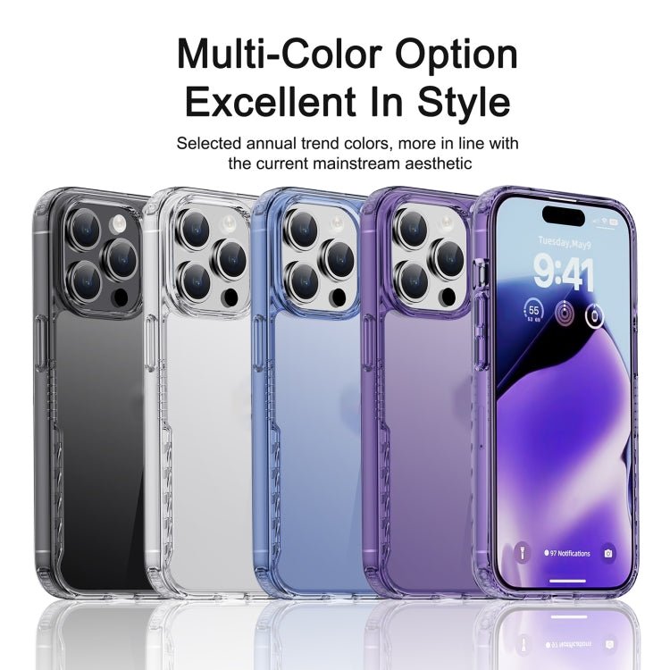 Para iPhone 15 Ipaky Yg Series Funda Transparente para Teléfono PC + TPU (Azul Transparente) - MOVILSTORE
