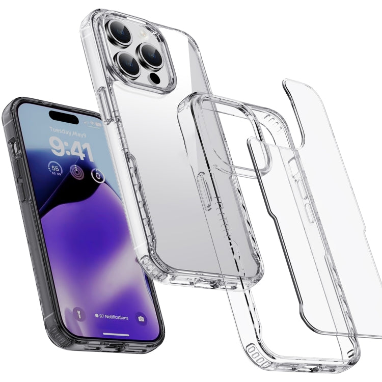 Para iPhone 15 Ipaky Yg Series Funda Transparente para Teléfono PC + TPU (Azul Transparente) - MOVILSTORE