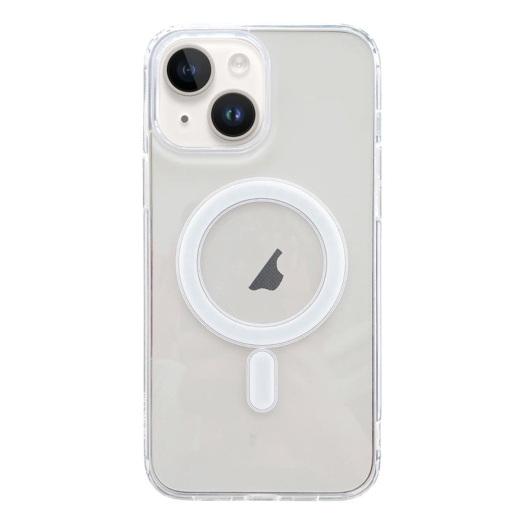 Para iPhone 15 Magsafe Funda para Teléfono de Acrílico Transparente Magnético TPU (Transparente) - MOVILSTORE