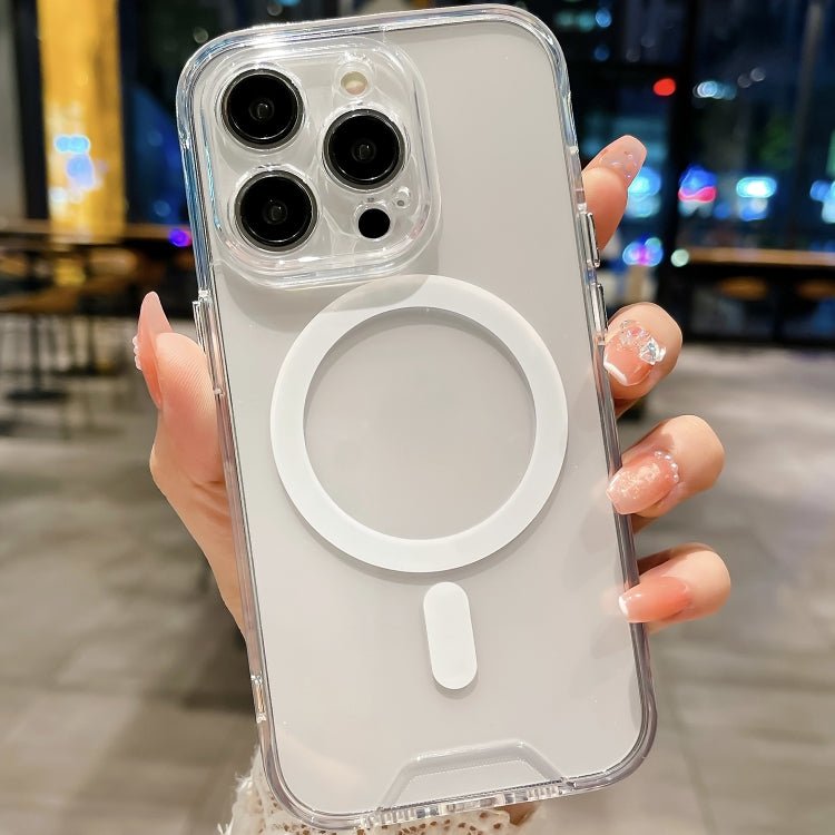 Para iPhone 15 Magsafe Space Phone Case (Transparente) - MOVILSTORE