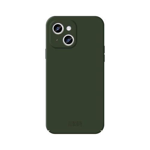 Para iPhone 15 Mofi Qin Series Skin Feel Funda de Silicona con Todo Incluido (Verde) - MOVILSTORE