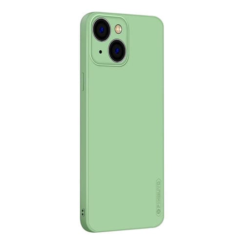Para iPhone 15 Pinwuyo Sense Series Funda para Teléfono de Silicona Líquida TPU (Verde) - MOVILSTORE