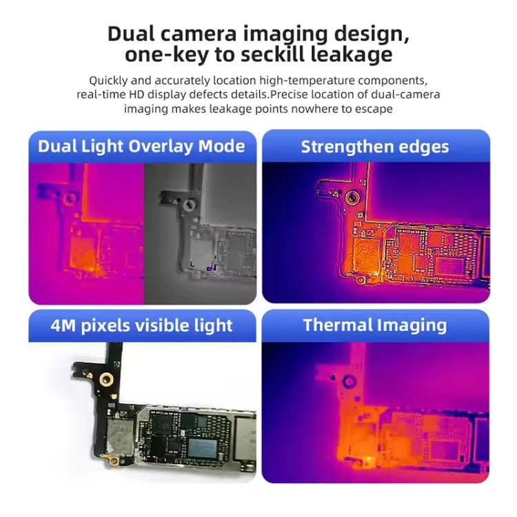 Thermomètre à double spectre Caméra thermique QianLi L256 iStele